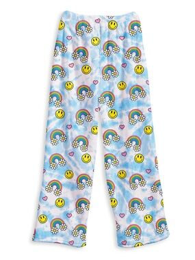 Top Trenz Daisy Rainbow Fuzzy Lounge Pants